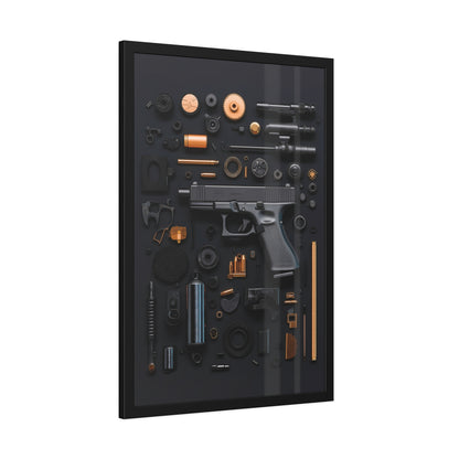 Black Gun_Art Framed Poster US
