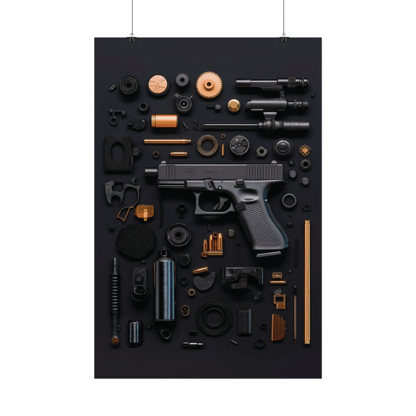 Black Gun_Art Rolled Poster
