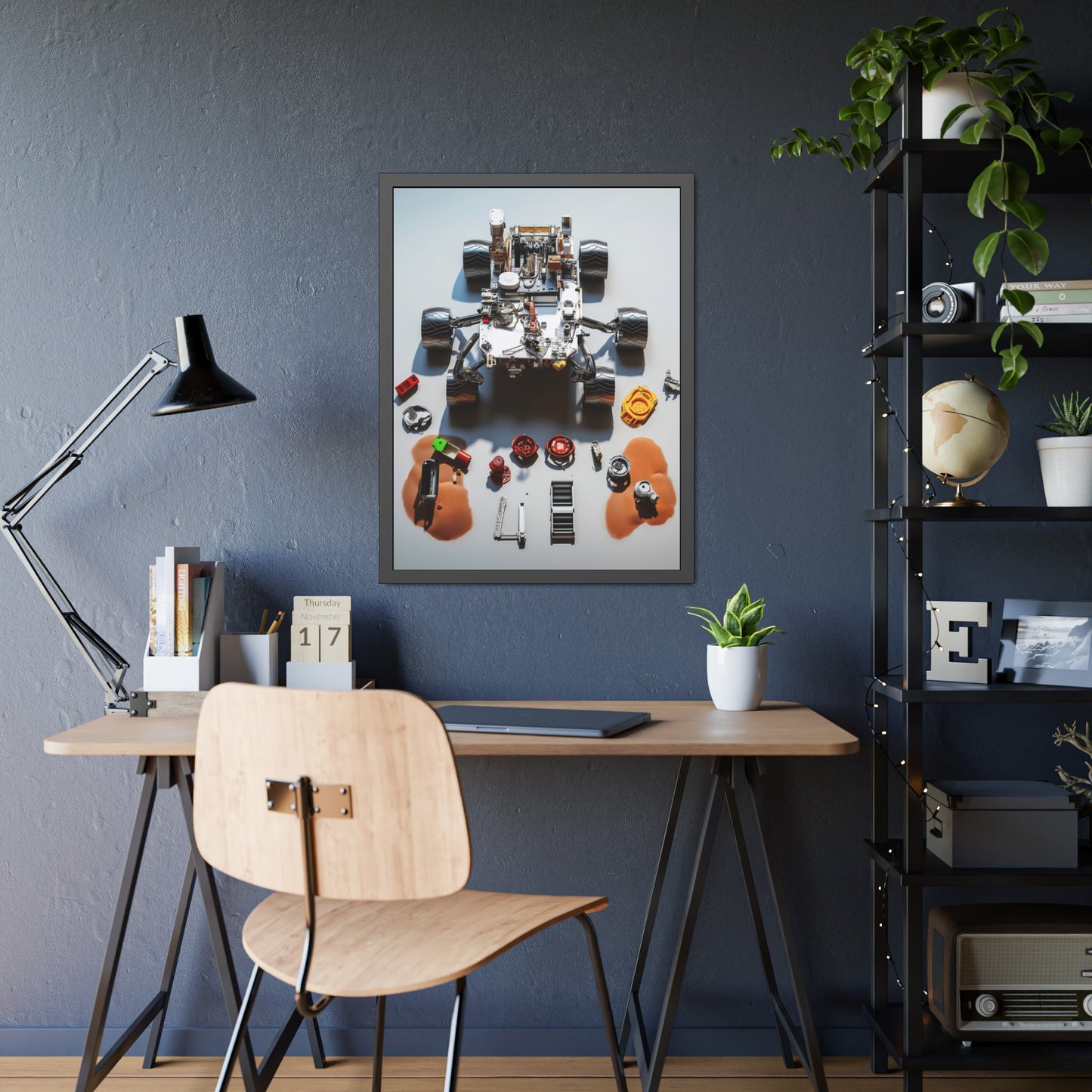 Space Rover Framed Poster US