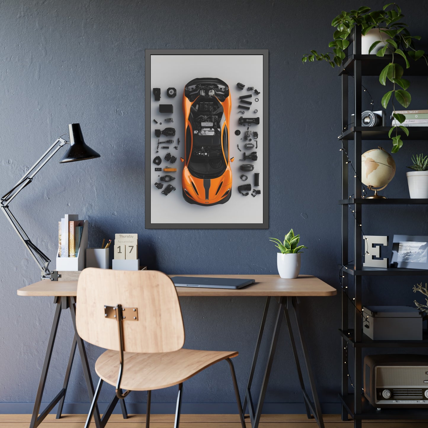 McLaren 765LT Framed Poster US