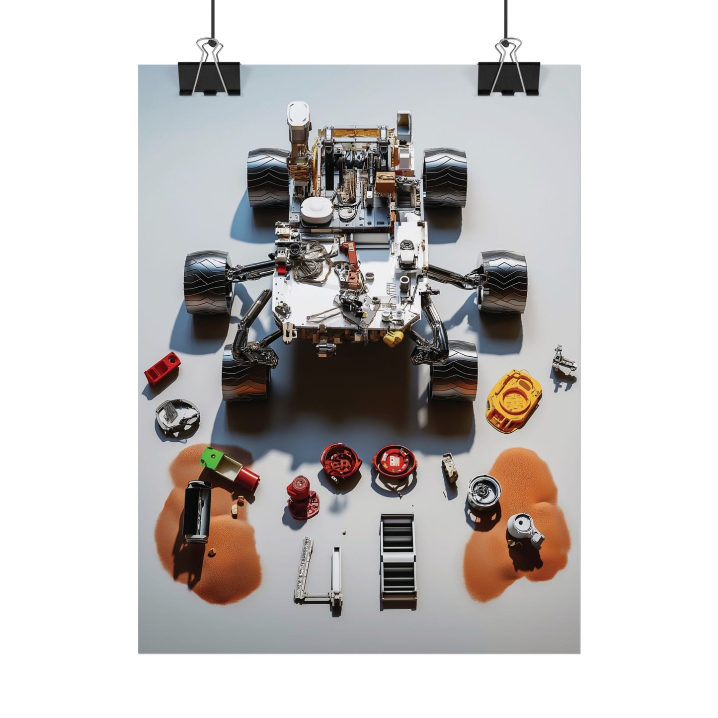 Space Rover Rolled Poster