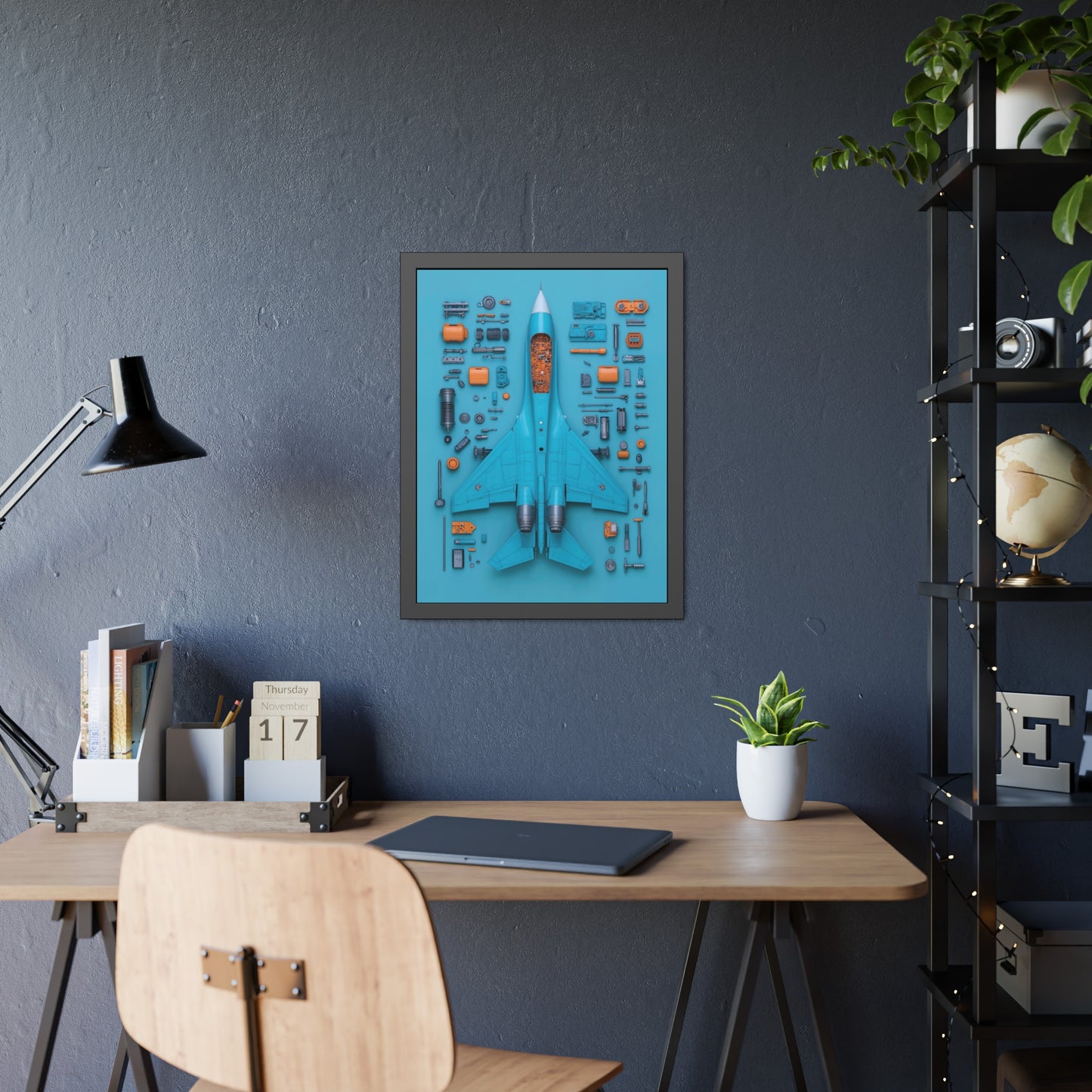 Jet Framed Poster US