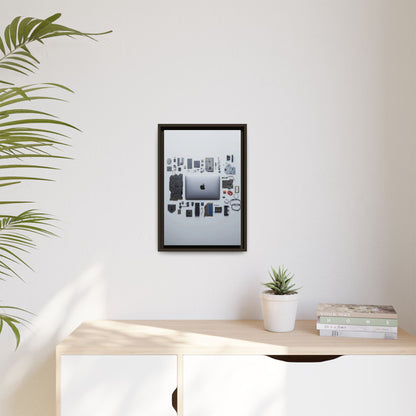 Grey Mac Framed Canvas