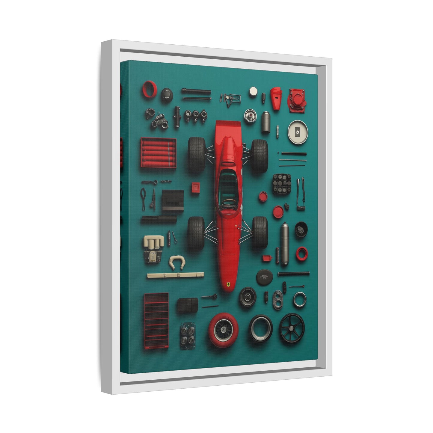 F1 Classic Framed Canvas