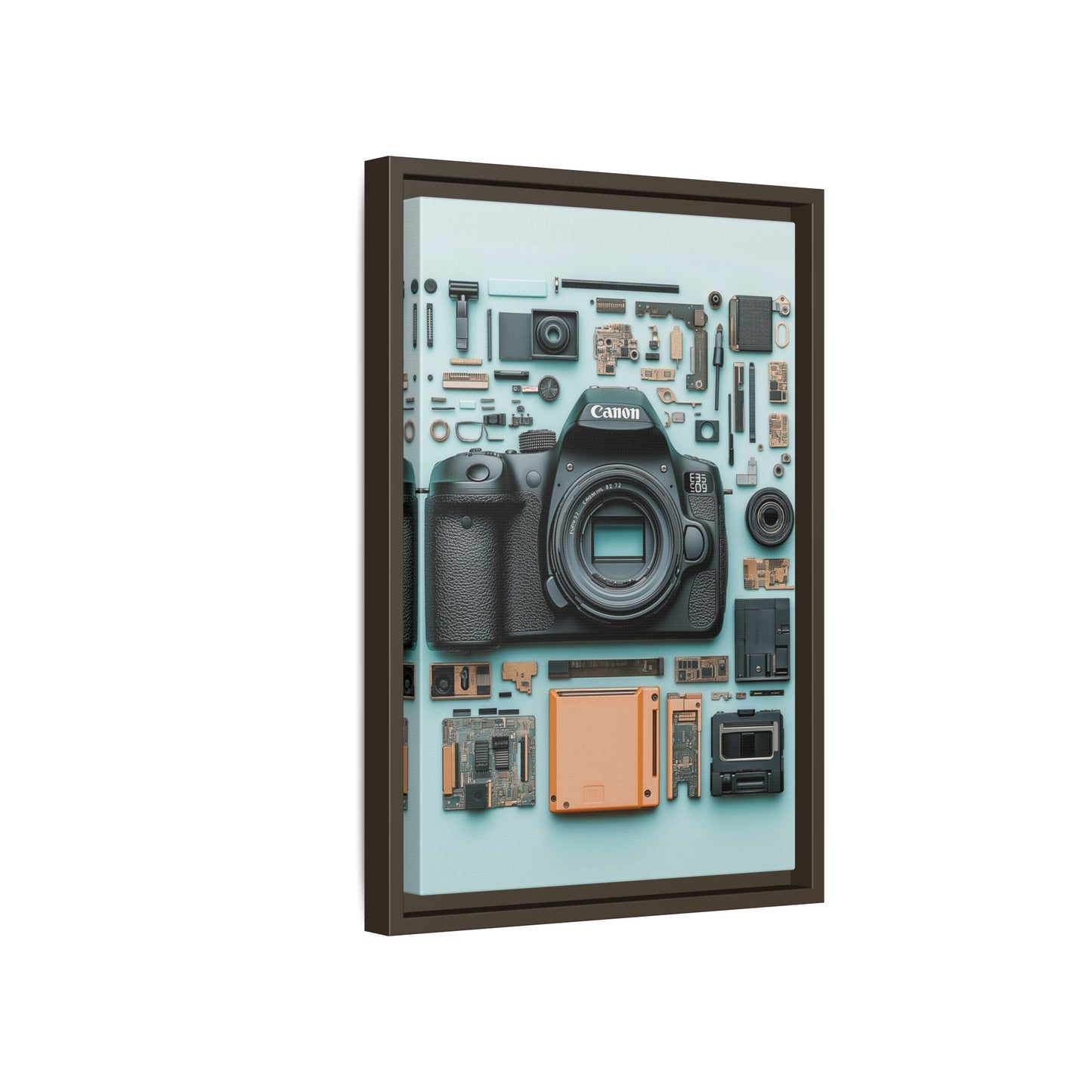 Canon Camera Framed Canvas