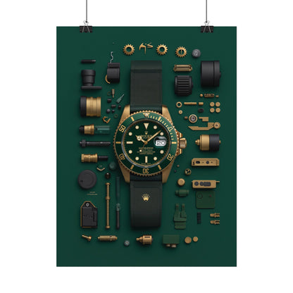 Rolex Rolled Poster