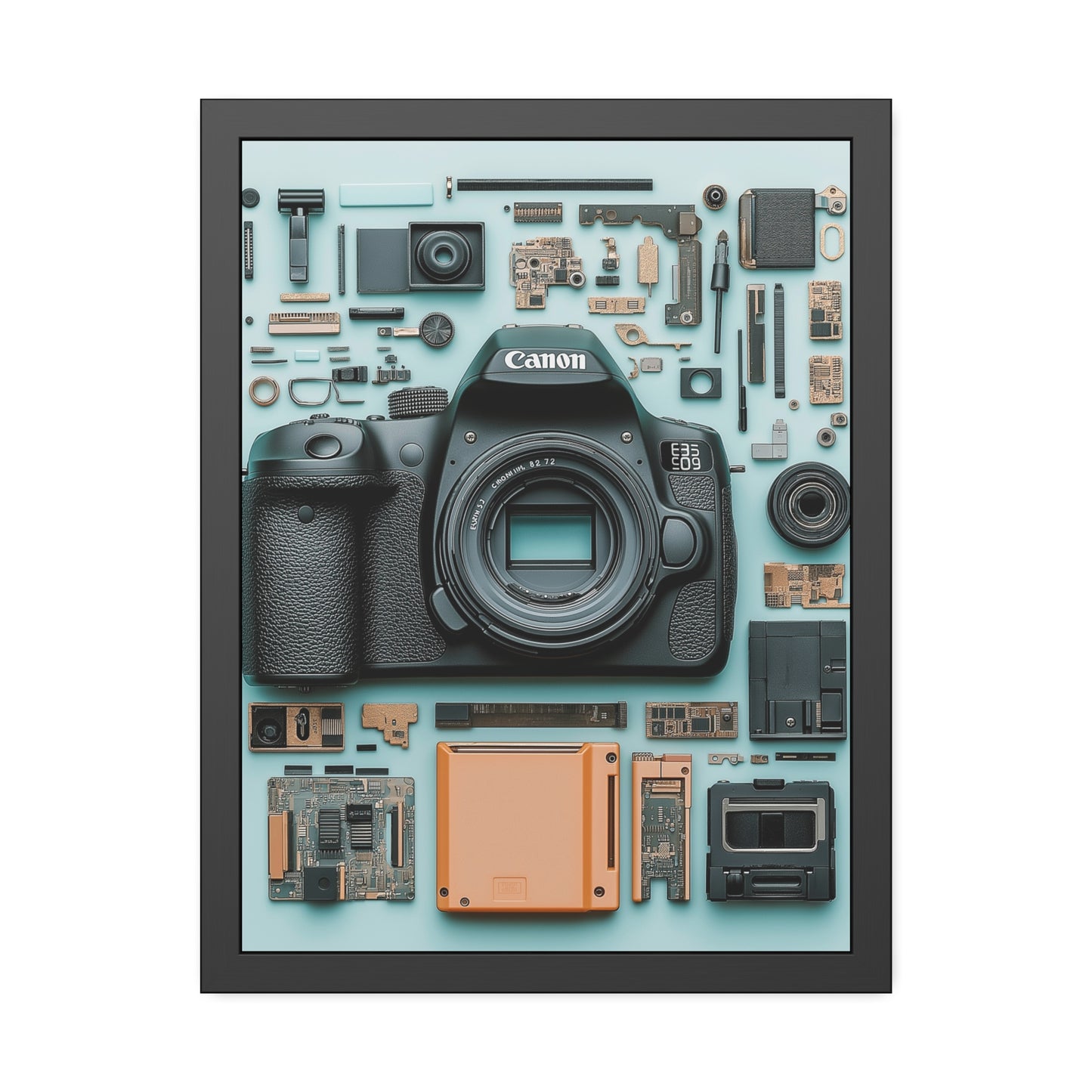 Canon Camera Framed Poster US