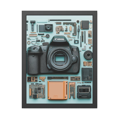 Canon Camera Framed Poster US