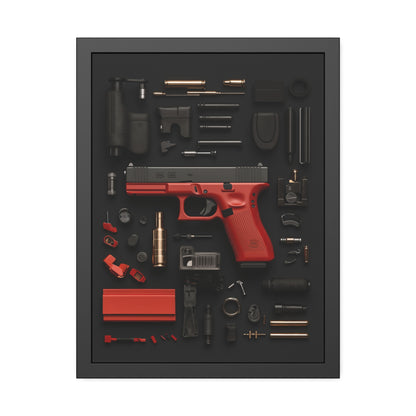 Red GunArt Framed Poster US