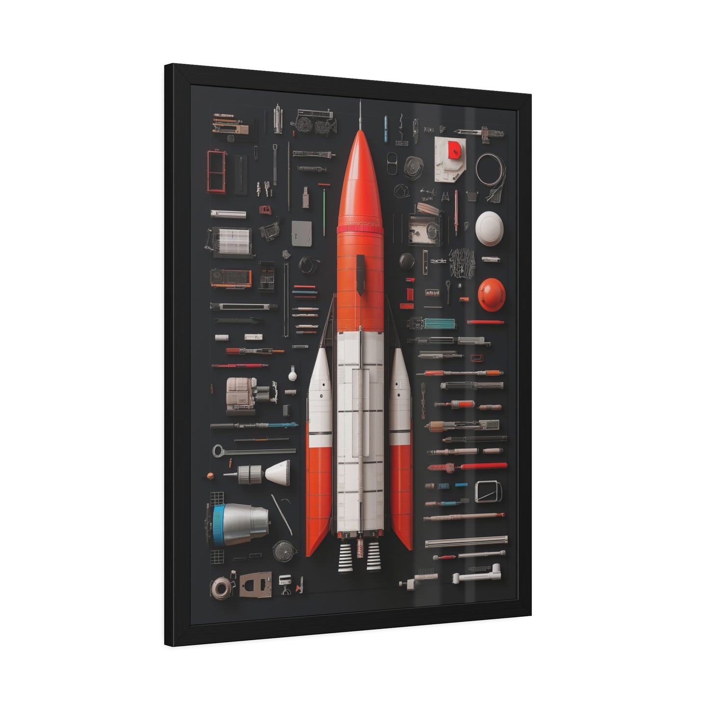 Classic Rocket Framed Poster US