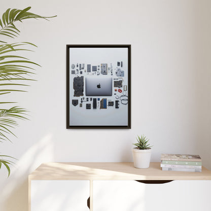 Grey Mac Framed Canvas