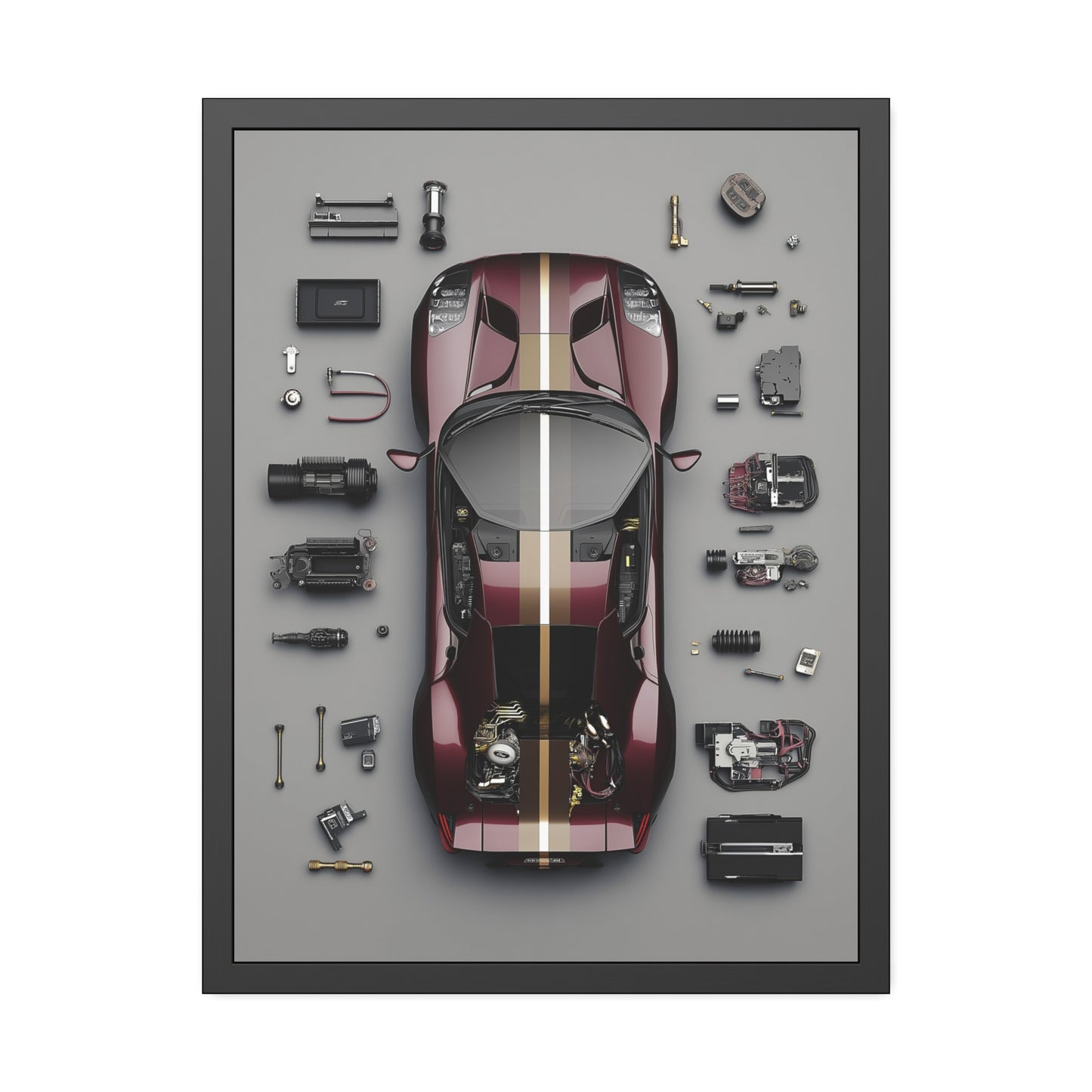 Ford GT Framed Poster US