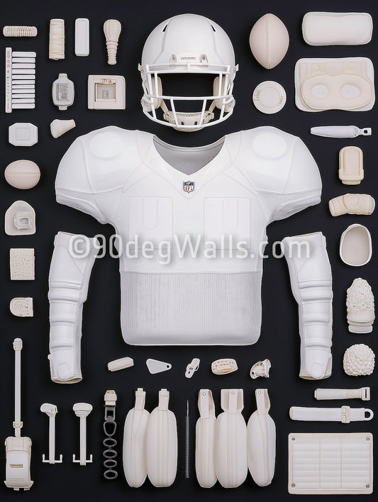 American Football Black Digital