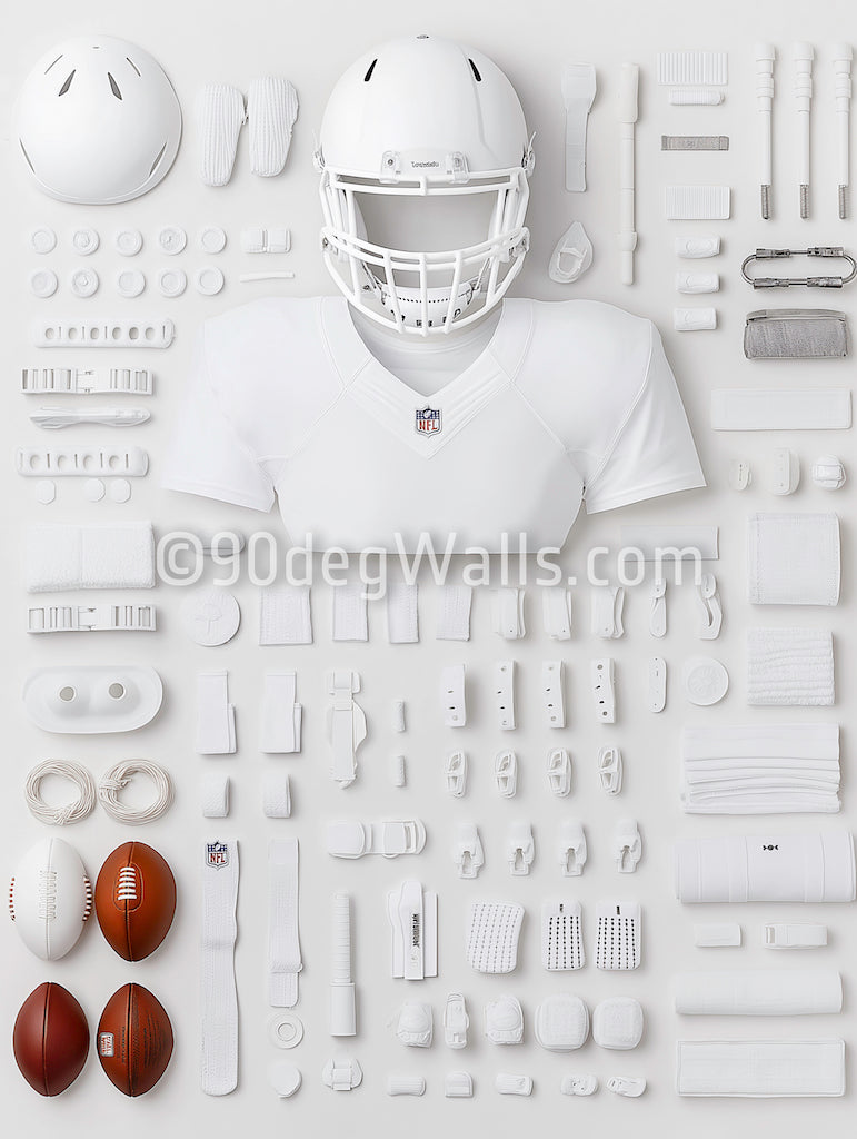 American Football Equipment Digital