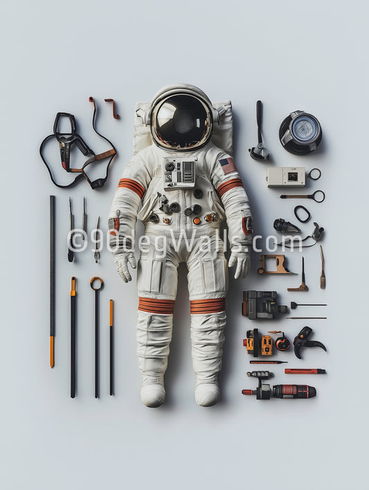 Astronaut Apollo Digital Image