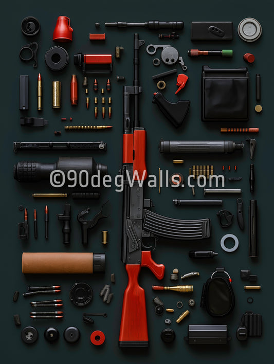 Red AK47_Art Digital