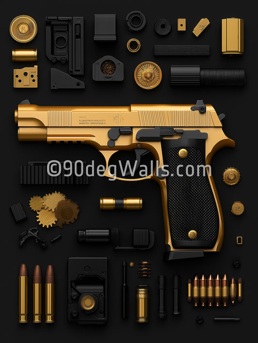 Golden 9mm Digital